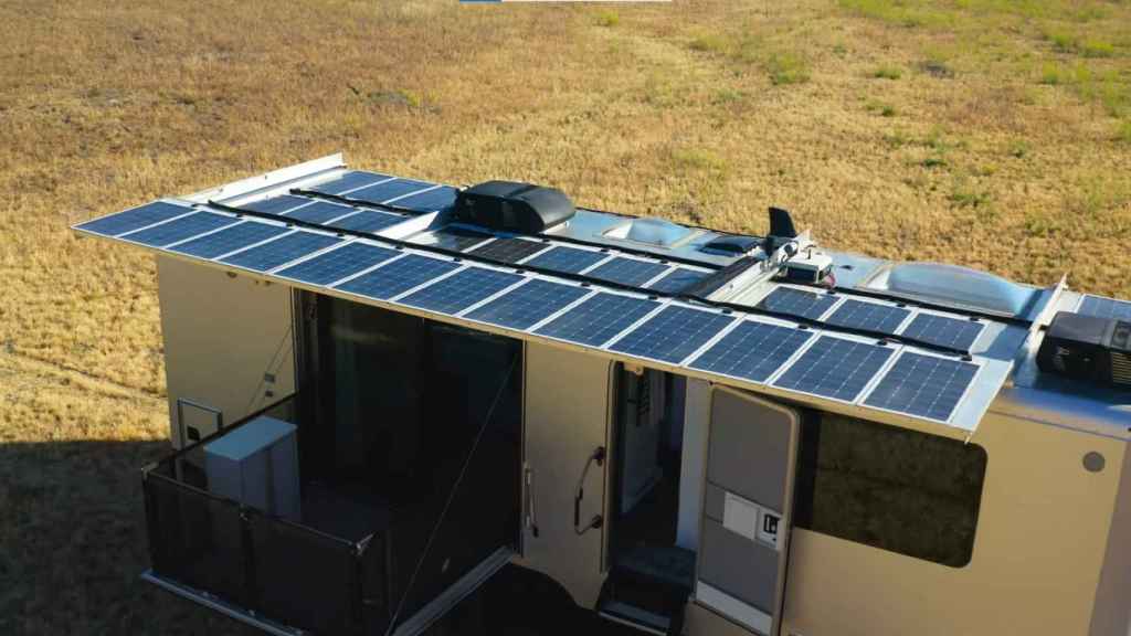 paneles solares de la LV2023 que permitirán ser una autocaravana mas autosuficiente