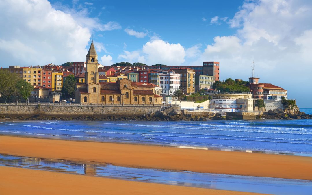 Playa de San Lorenzo en Gijón