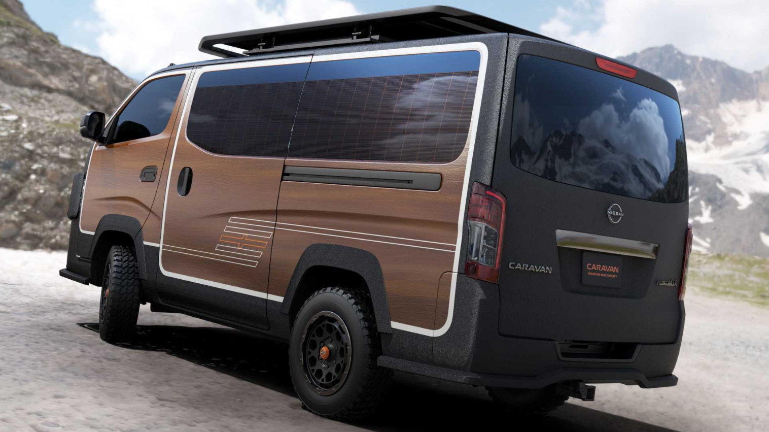 Esta furgoneta camper de Nissan es una oficina modular con azotea para  hacer soñar a los teletrabajadores